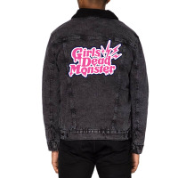 Girls Dead Monster Unisex Sherpa-lined Denim Jacket | Artistshot