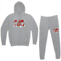 Funny Xmas Santa Red Gnomes Soccer Team Shirt Gnome Christmas Sports L Hoodie & Jogger Set | Artistshot