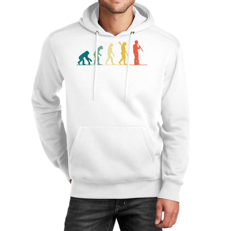 Vintage Evolution Of Clarinet Player T Shirt Unisex Hoodie | Artistshot