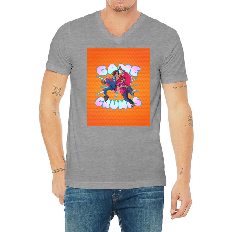 Game Grumps Shout V-Neck Tee by futuristicperky | Artistshot