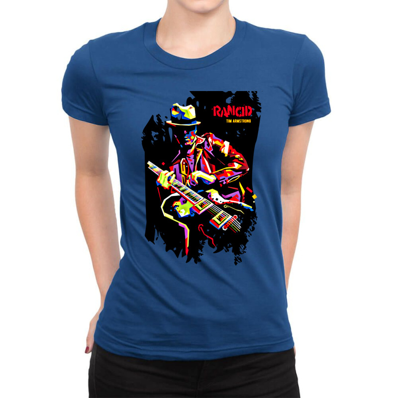 Tim Armstrong Illustration   Love Ladies Fitted T-Shirt by kasitakhiroq | Artistshot