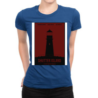 Shutter Island Film Poster Ladies Fitted T-shirt | Artistshot