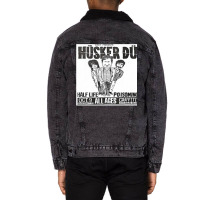 Husker Du Unisex Sherpa-lined Denim Jacket | Artistshot