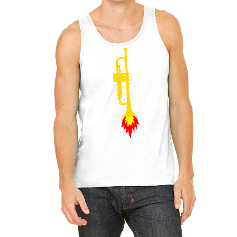 Trumpet Rocket Funny Trumpet Gift Classic T Tank Top by kleisazumatar | Artistshot