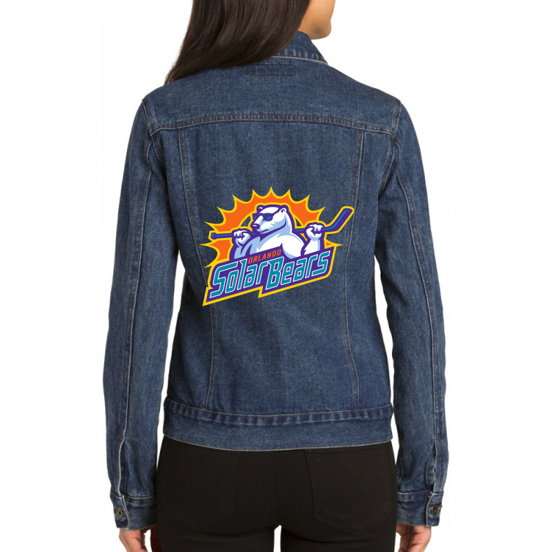 Orlando Ice Hockey Ladies Denim Jacket by bawbaww3 | Artistshot