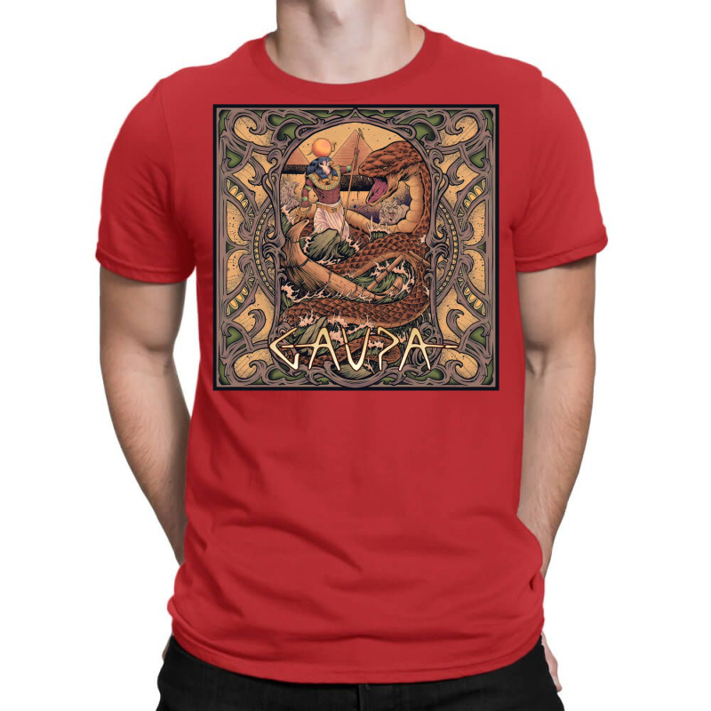 God Fight Against Giant Snake T-Shirt by sheryntrenkk | Artistshot