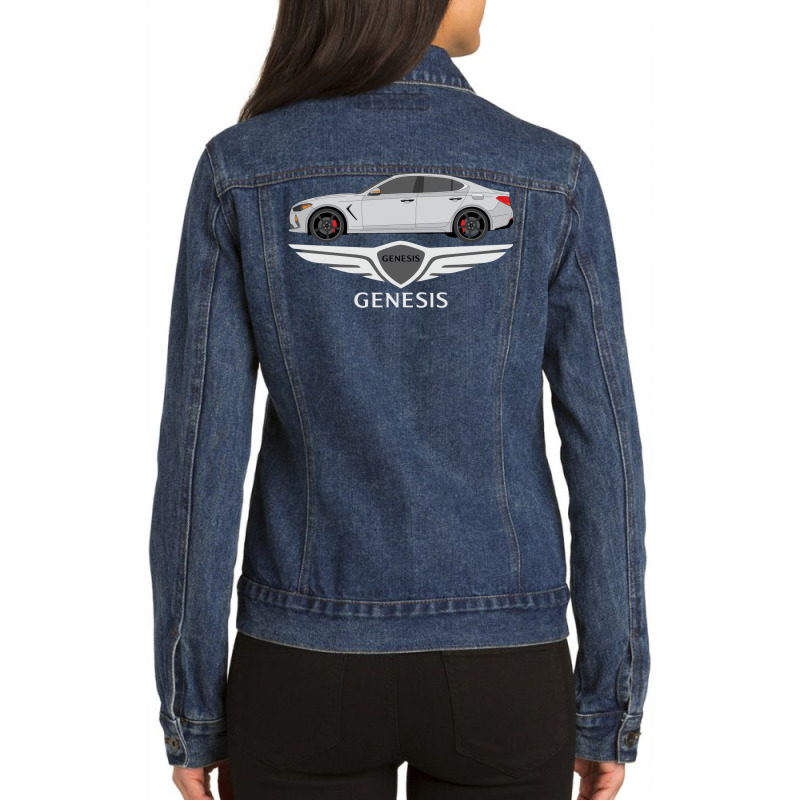 Genesis G70 Ladies Denim Jacket by dayisskicas2 | Artistshot