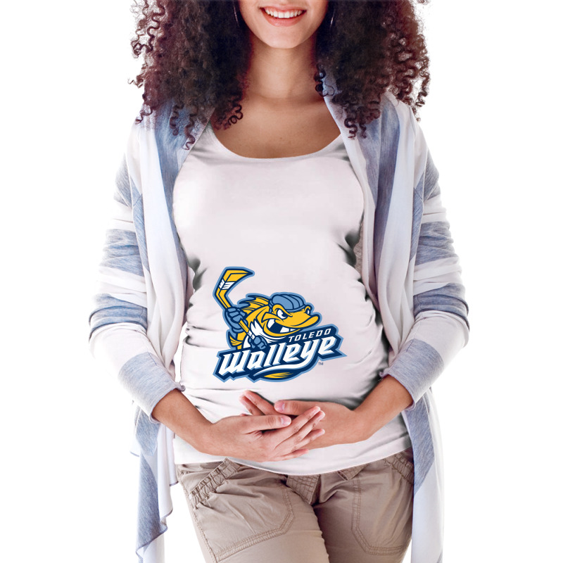 Toledo Ice Hockey Maternity Scoop Neck T-shirt by bawbaww3 | Artistshot