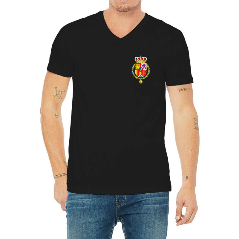 Coat Of Arms Of The King Of Spain 11 V-neck Tee | Artistshot