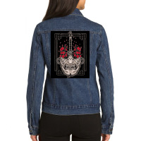 Ghost Classic Poster Boy Ladies Denim Jacket | Artistshot