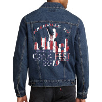 Usa Cma Fest Nashville Classic  Humor Men Denim Jacket | Artistshot