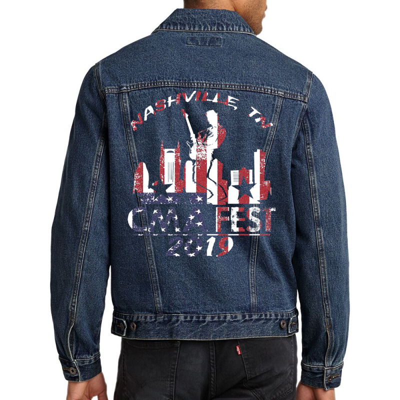 Usa Cma Fest Nashville Classic  Humor Men Denim Jacket by mironamabotep | Artistshot