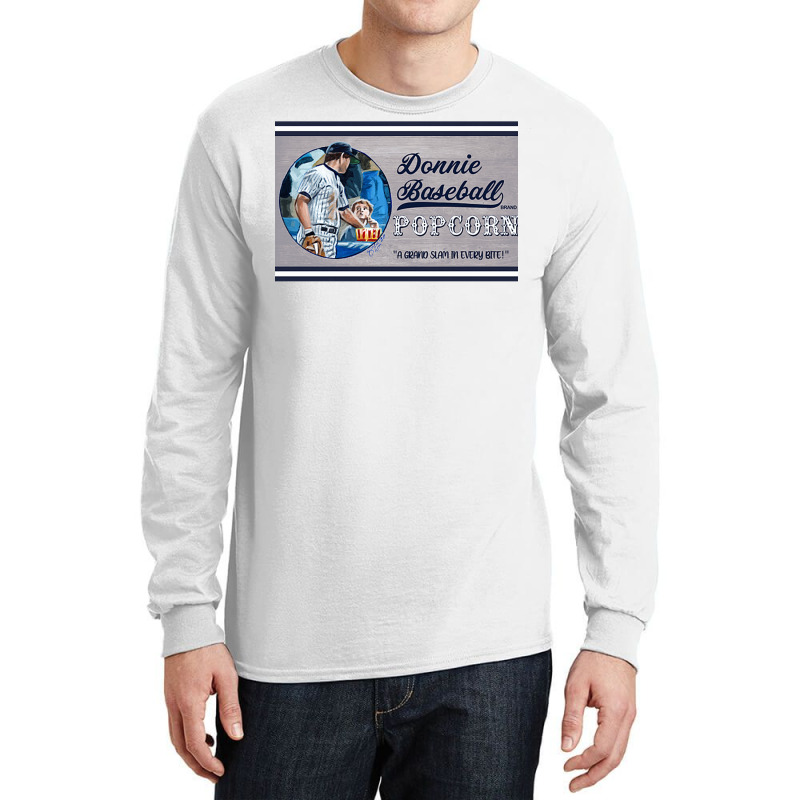 Donnie Baseball Popcorn Long Sleeve Shirts | Artistshot