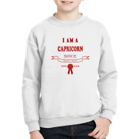 I Am A Capricorn Since December 22-january 19 Youth Sweatshirt | Artistshot