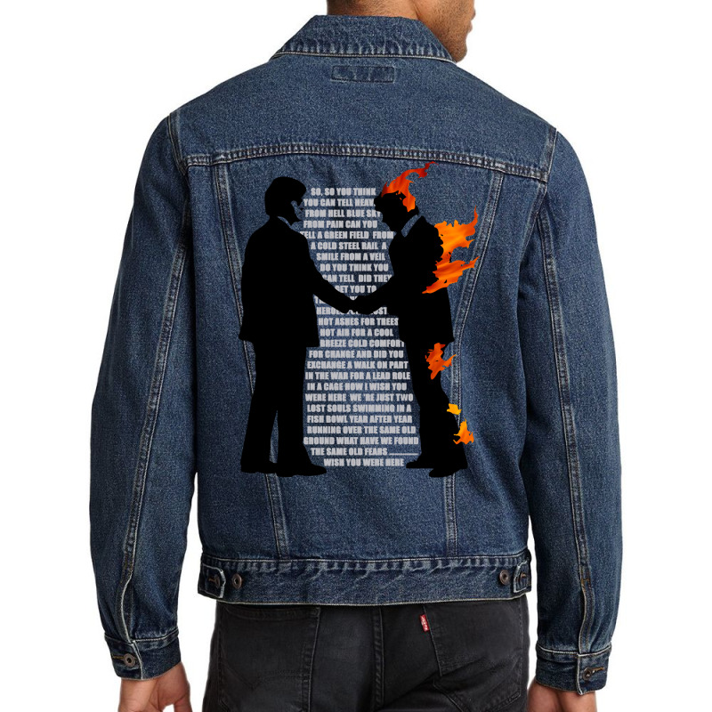 Wish You Were ..... Classic  Stars Men Denim Jacket by bafixtreemm | Artistshot