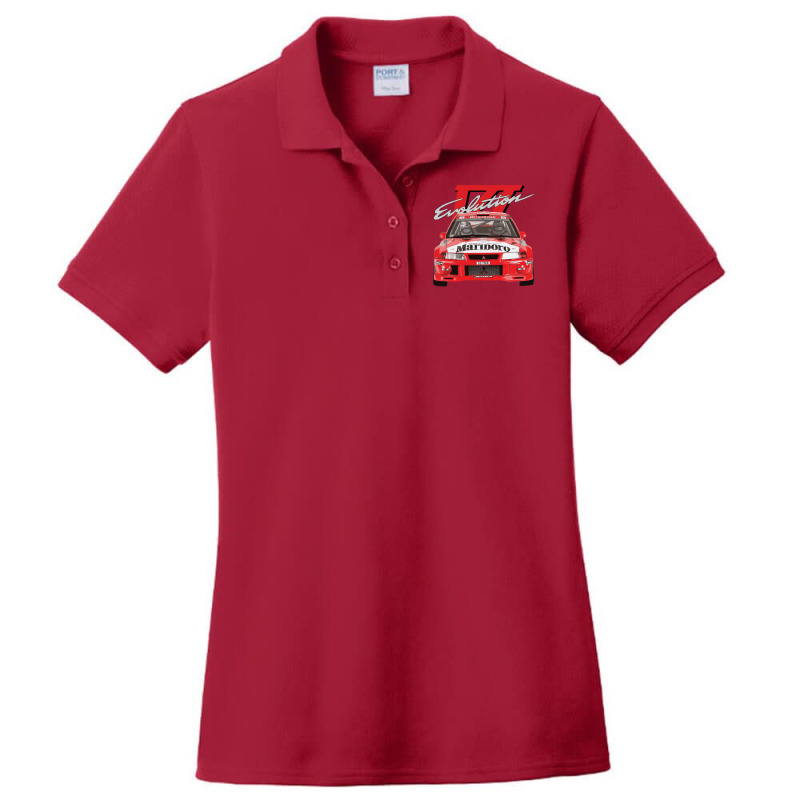 Evo 6 Vi Tme Wrc Ralliart Mitsubish Evolution Enkei Tommi Mäkinen Ladies Polo Shirt by herolalolleny | Artistshot