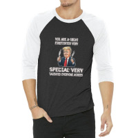 Firefighter Funny Trump 1 3/4 Sleeve Shirt | Artistshot