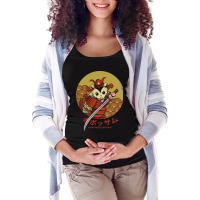 Hot Trend Samurai Opossum Trash Protection Unit Maternity Scoop Neck T-shirt | Artistshot