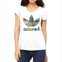 The Stone Roses Manchester Adored Sports Design Women's V-neck T-shirt | Artistshot