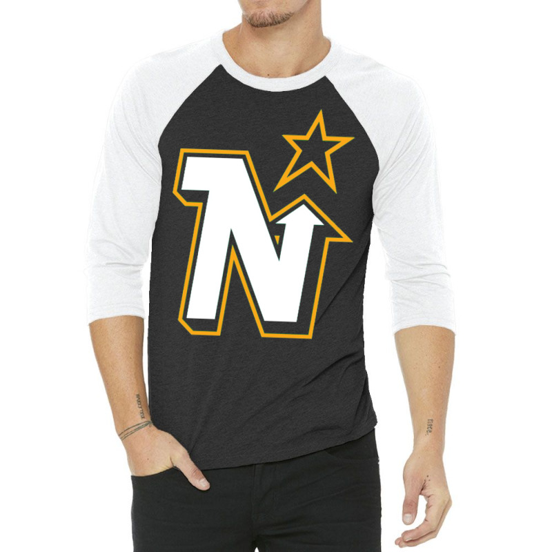 Vintage Minnesota Hockey   Retro North Stars 3/4 Sleeve Shirt | Artistshot