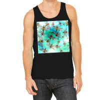 Template Pattern Design Poster Green Tank Top | Artistshot