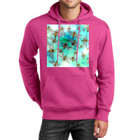 Template Pattern Design Poster Green Unisex Hoodie | Artistshot