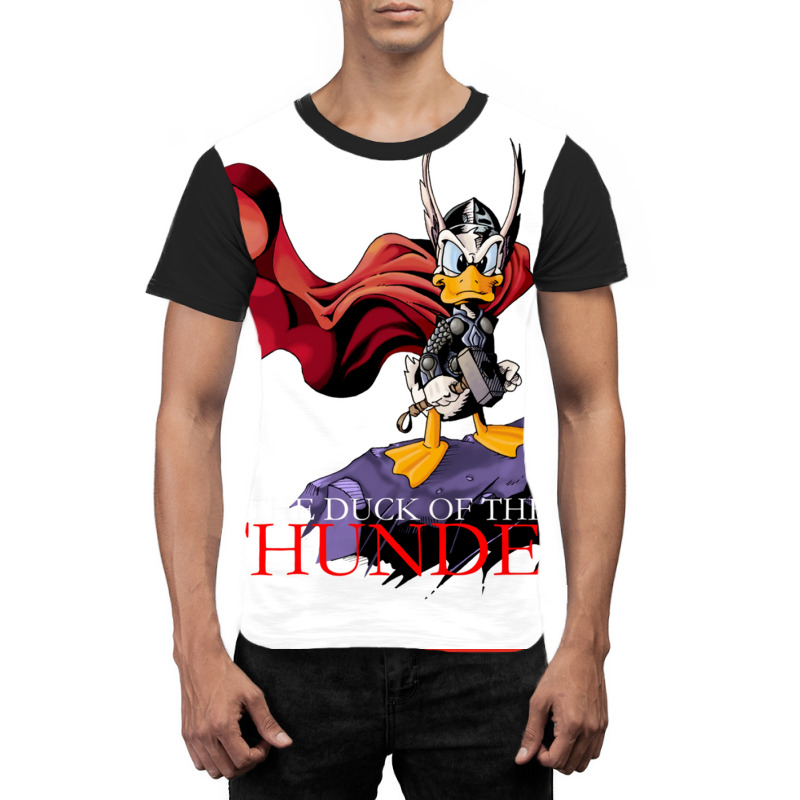 The Duck Of The Thunder Classic Poster Trending Graphic T-shirt | Artistshot