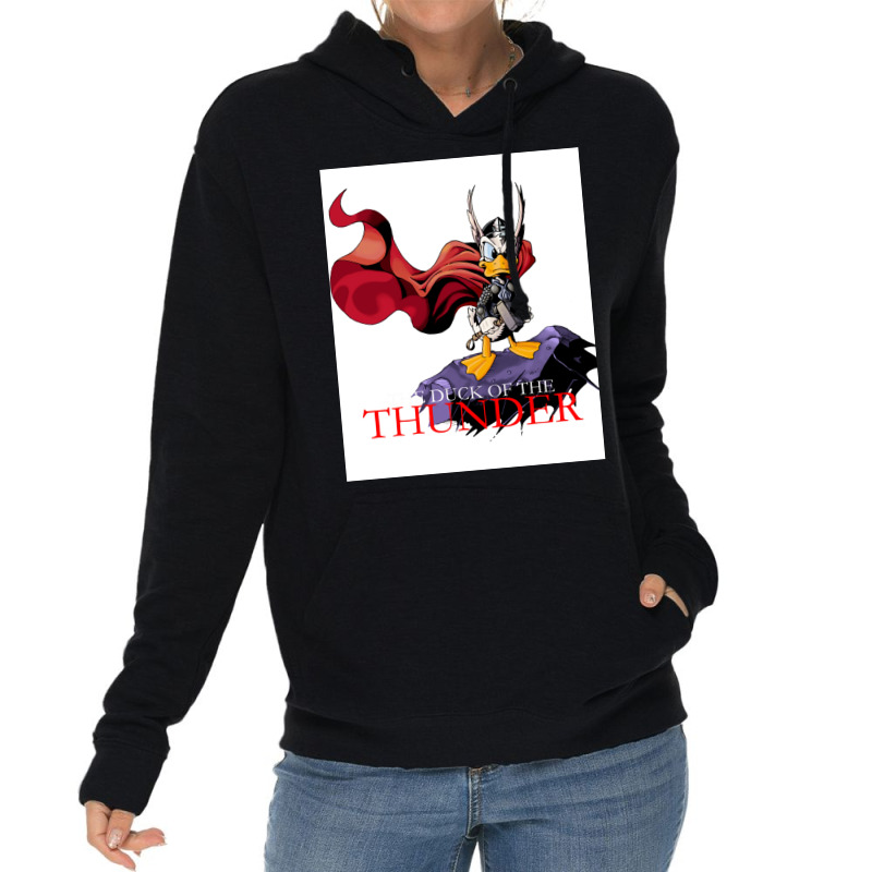 The Duck Of The Thunder Classic Poster Trending Lightweight Hoodie | Artistshot