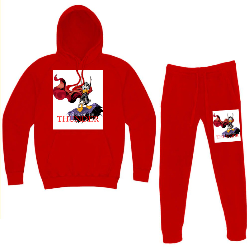 The Duck Of The Thunder Classic Poster Trending Hoodie & Jogger Set | Artistshot