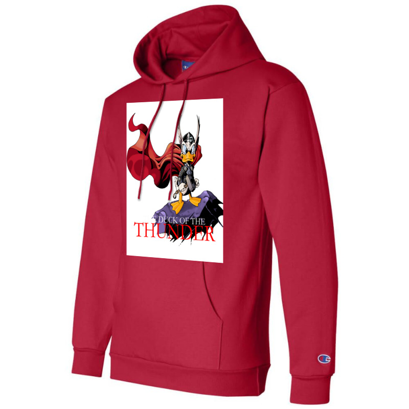 The Duck Of The Thunder Classic Poster Trending Champion Hoodie | Artistshot