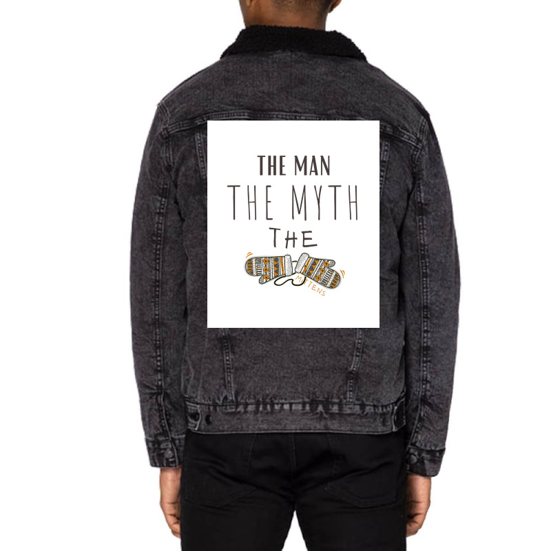 The Mittens The Bern Poster 80s Unisex Sherpa-lined Denim Jacket | Artistshot