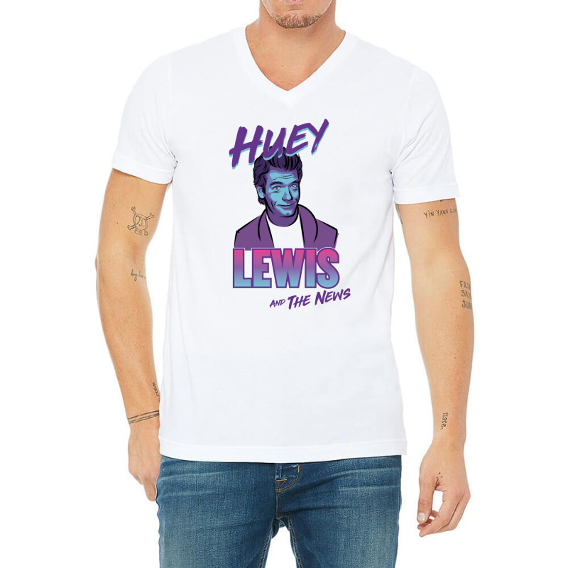 Huey Lewis & The News V-neck Tee | Artistshot