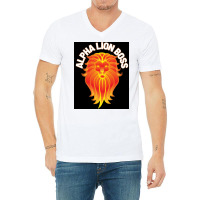 Alpha Lion Boss Classic Poster Music V-neck Tee | Artistshot