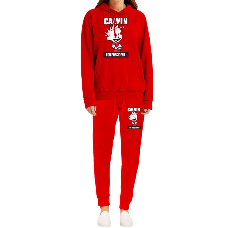 Calvin For President Hoodie & Jogger set by ronishsilca6 | Artistshot