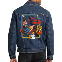 Let's Summon Demons Men Denim Jacket | Artistshot