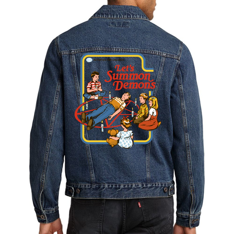 Let's Summon Demons Men Denim Jacket by durimringajs | Artistshot