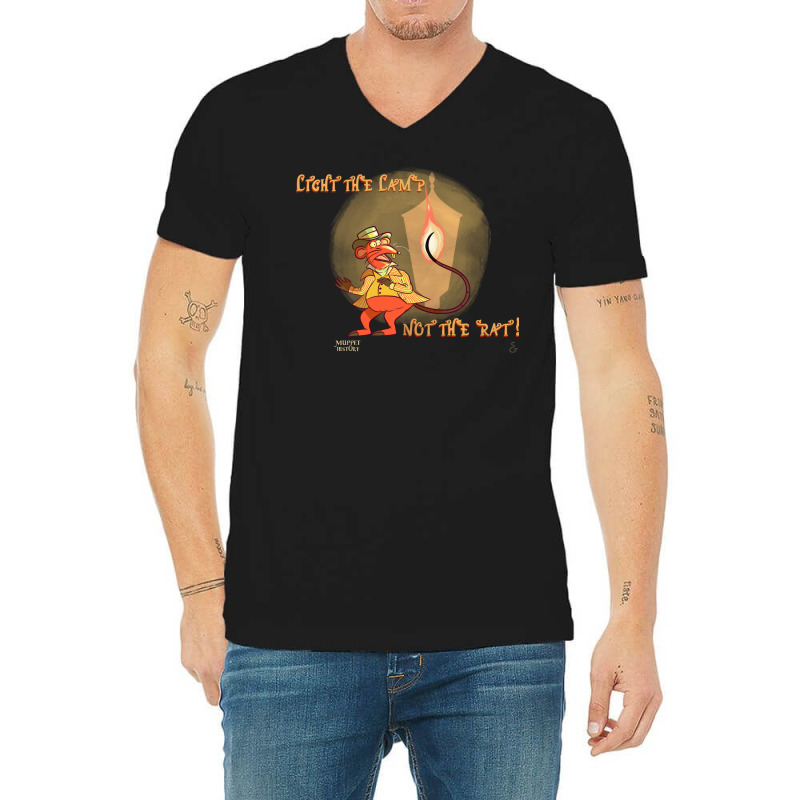 Light The Lamp Not The Rat V-Neck Tee by durimringajs | Artistshot