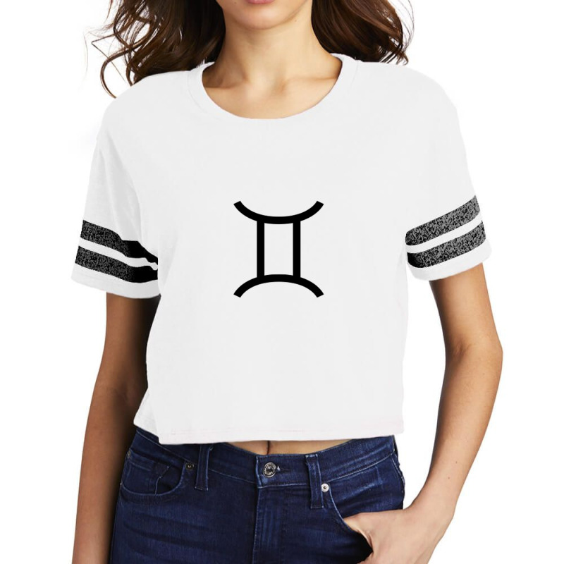 Zodiac Gemini Scorecard Crop Tee by manishjyotistore | Artistshot