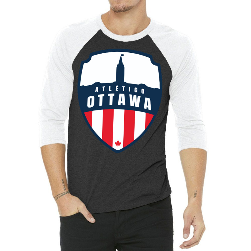 The Atlético Ottawa 3/4 Sleeve Shirt | Artistshot