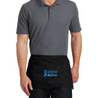 Diabetes Awareness Daughter Of A Warrior T1 T2 T Shirt Waist Apron | Artistshot