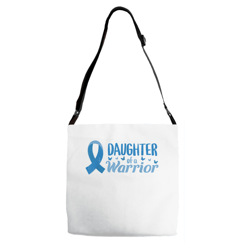 Diabetes Awareness Daughter Of A Warrior T1 T2 T Shirt Adjustable Strap Totes by kogmor58594 | Artistshot