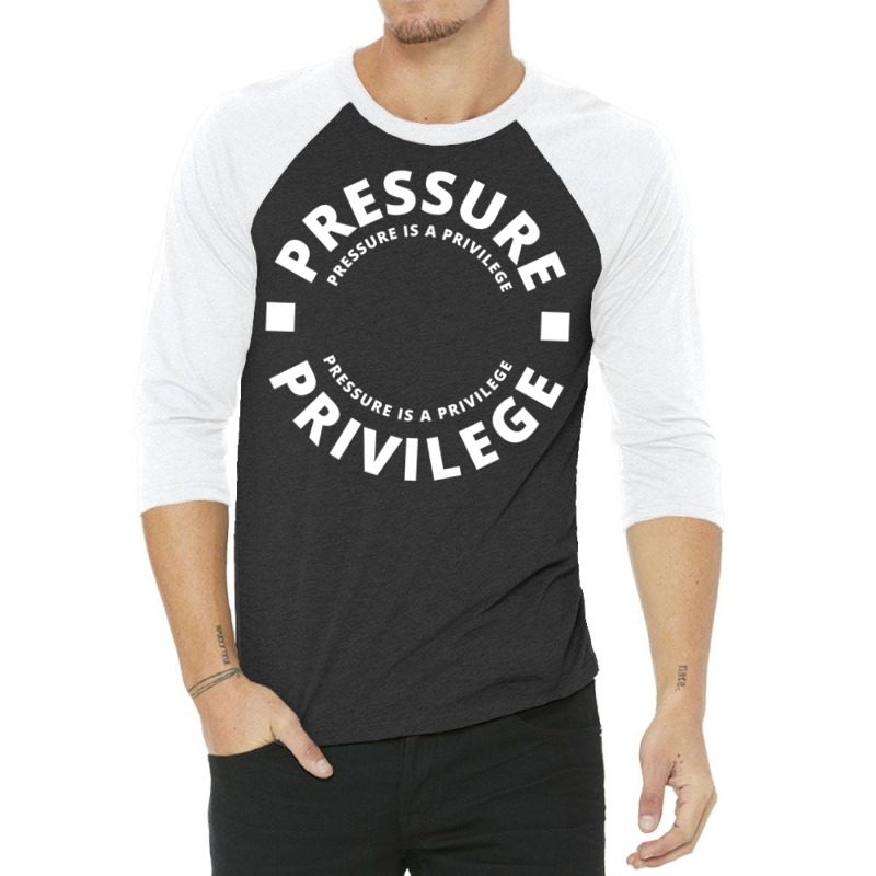 Cbum  Pressure Is A Privilege 3/4 Sleeve Shirt by ronishsilca6 | Artistshot