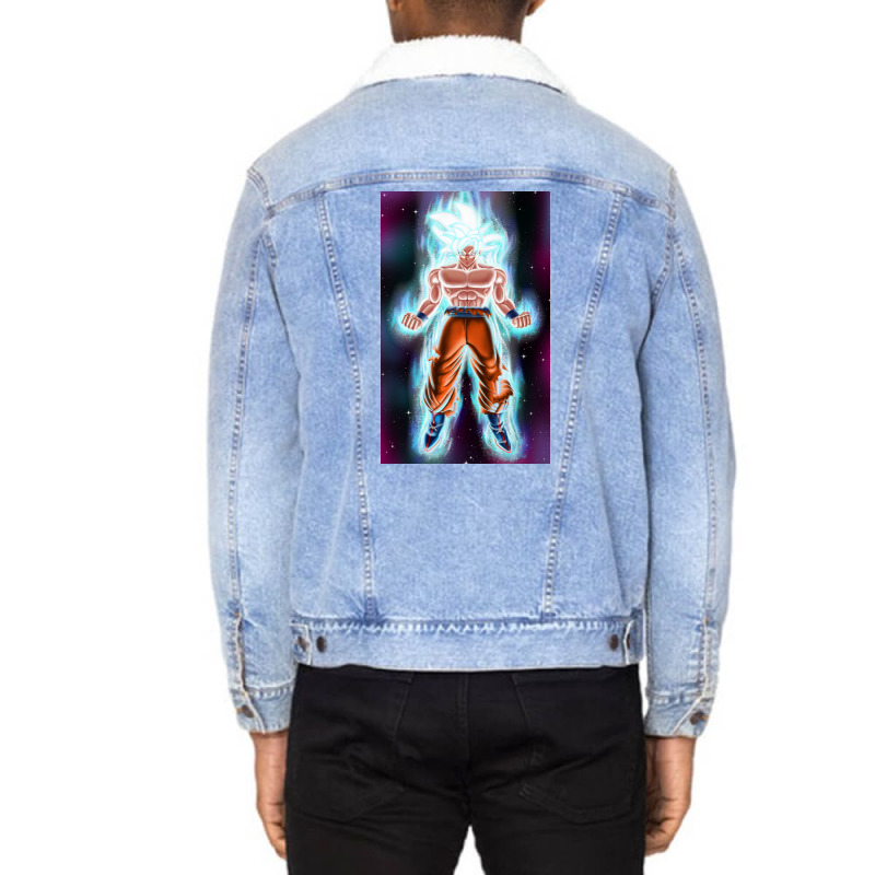 Super Saiyan Goku Unisex Sherpa-lined Denim Jacket | Artistshot