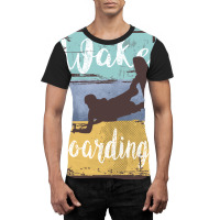 Wakeboarding Retro Wakeboarder Graphic T-shirt | Artistshot