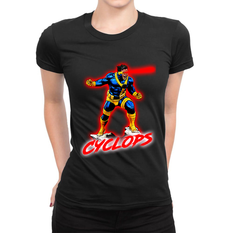 Cyclops 1 Ladies Fitted T-Shirt by SandraMarianela | Artistshot