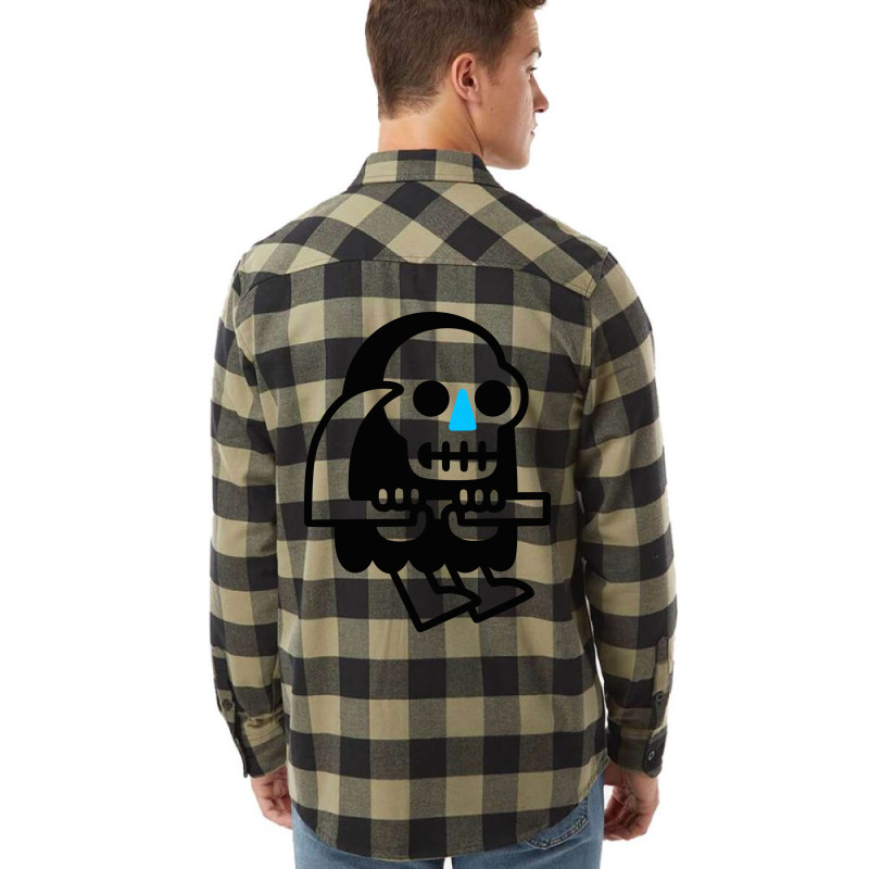 Grim Reaper Guy Flannel Shirt | Artistshot