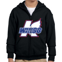 Kalamazoo Wings Youth Zipper Hoodie | Artistshot