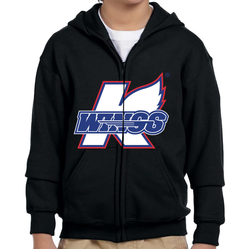 Kalamazoo Wings Youth Zipper Hoodie by Kailandtea | Artistshot