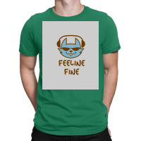 Feeline Fine Chest Design Poster T-shirt | Artistshot