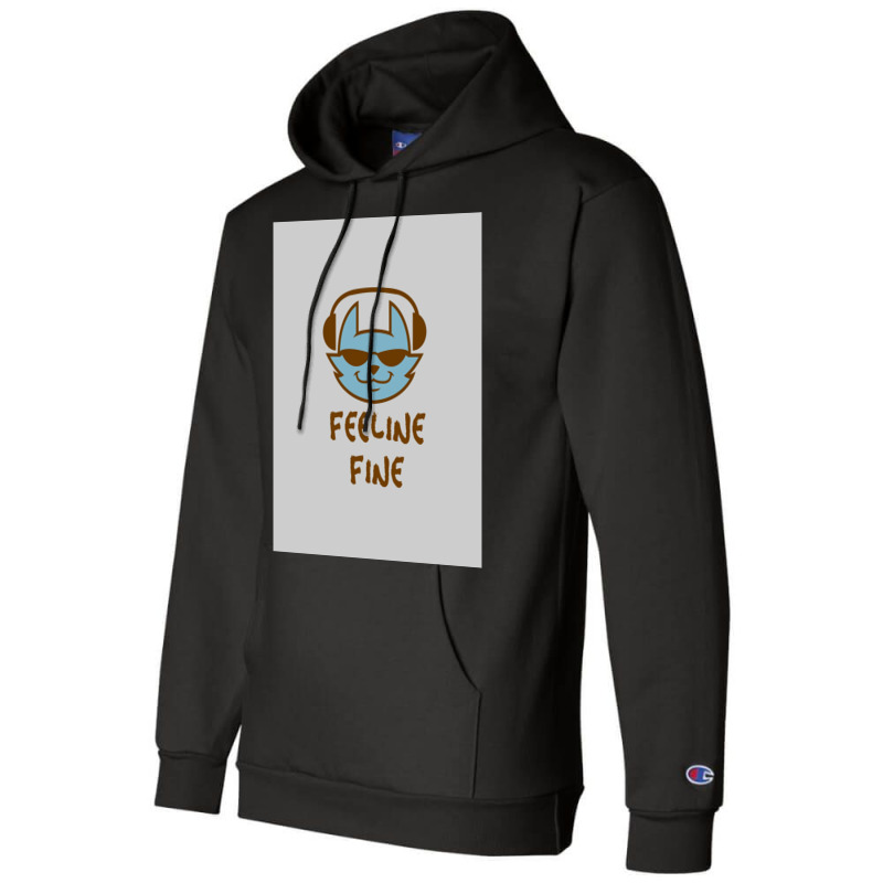 Feeline Fine Chest Design Poster Champion Hoodie by persiefennink | Artistshot